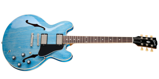 Gibson - ES-335 Electric Guitar with Hardshell Case - Ocean Blue