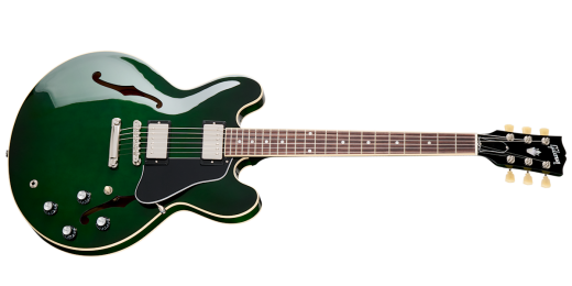 Gibson - ES-335 Electric Guitar with Hardshell Case - Spearmint