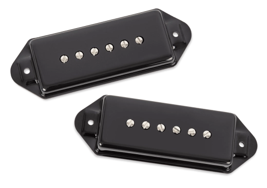 Seymour Duncan - Vintage P90 Silencer Dog Ear Pickup Set - Black Cover