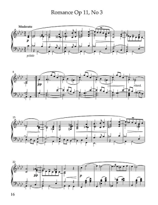 Trois Romances Op 11 - Schumann - Piano - Book
