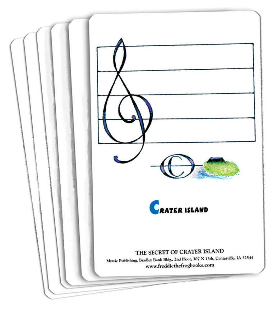 Freddie the Frog and the Secret of Crater Island - Harris/Watley/Burch - Flashcards (6)