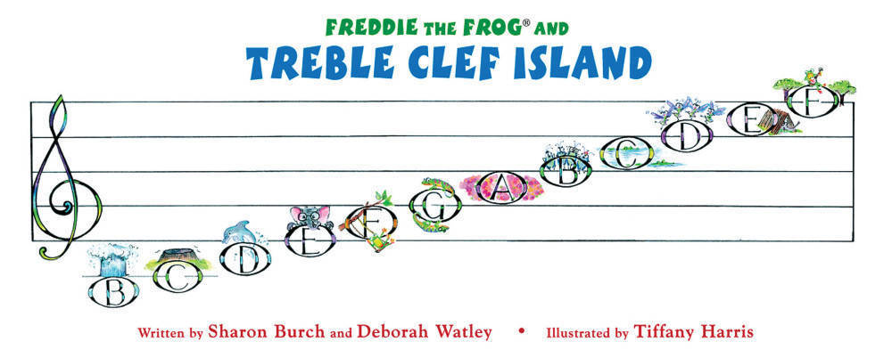Freddie the Frog and Treble Clef Island Poster - Harris/Watley/Burch
