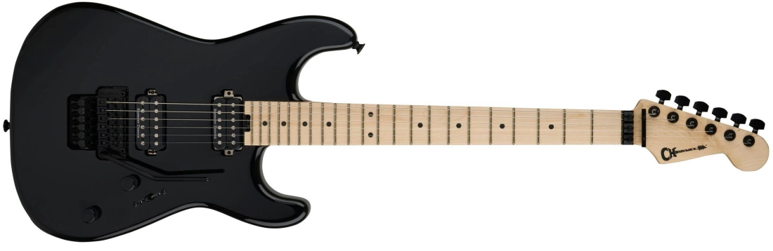 Pro-Mod San Dimas Style 1 HH FR MPL, Maple Fingerboard - Gloss Black