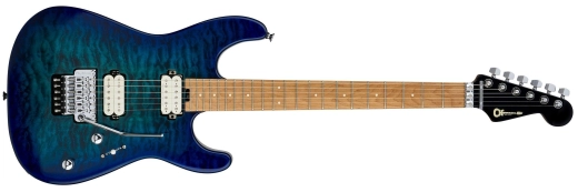 Charvel Guitars - Pro-Mod Plus San Dimas Style 1 HH FR CM, Carmalized Maple Fingerboard - Chlorine Burst