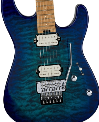 Pro-Mod Plus San Dimas Style 1 HH FR CM, Carmalized Maple Fingerboard - Chlorine Burst