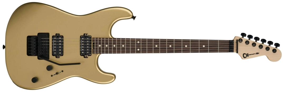 Pro-Mod San Dimas Style 1 HH FR RW, Rosewood Fingerboard - Pharaohs Gold