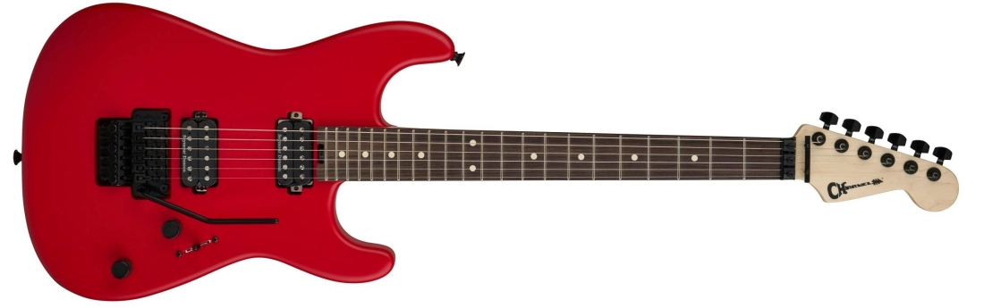 Pro-Mod San Dimas Style 1 HH FR RW, Rosewood Fingerboard - Satin Ferrari Red