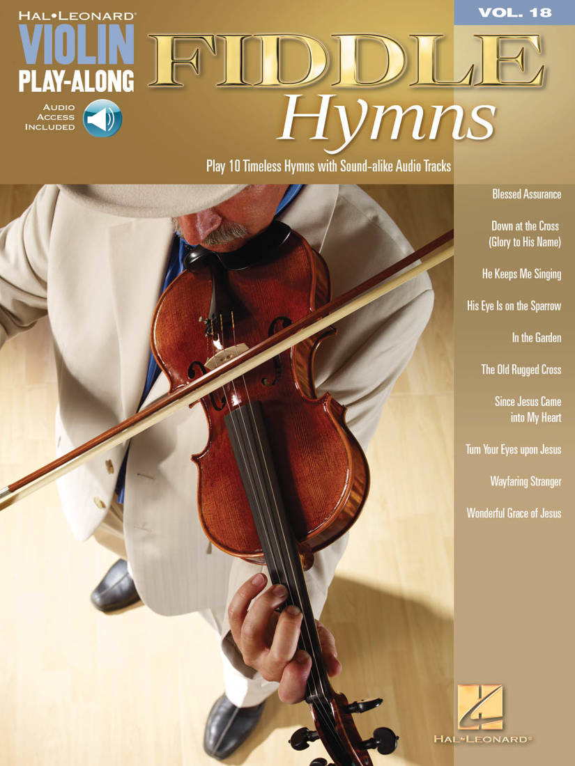 Fiddle Hymns: Violin Play-Along Volume 18 - Book/Audio Online