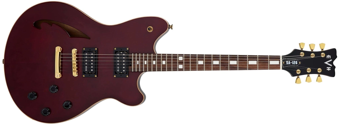 SA-126 Standard Electric Guitar - Wine Red