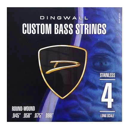 Long Scale 4-String Bass Set - Stainless Steel