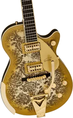 G6134TG Limited Edition Paisley Penguin with String-Thru Bigsby, Ebony Fingerboard - Gold Paisley
