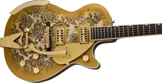 G6134TG Limited Edition Paisley Penguin with String-Thru Bigsby, Ebony Fingerboard - Gold Paisley