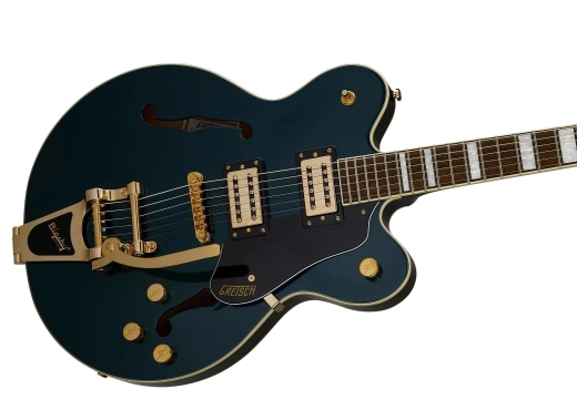 G2622TG Streamliner Center Block Double-Cut with Bigsby LTD, Laurel Fingerboard - Broad\'Tron BT-3S Pickups, Midnight Sapphire