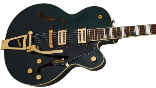 G2420TG Streamliner Hollow Body with Bigsby LTD, Laurel Fingerboard - Broad\'Tron BT-3S Pickups, Cadillac Green