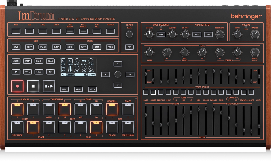 LM Drum Classic Hybrid Sampling Drum Machine