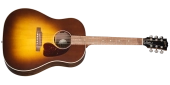 Gibson - J-45 Studio Walnut Acoustic\/Electric Guitar with Case - Satin Walnut Burst