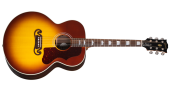 Gibson - SJ-200 Studio Walnut Acoustic\/Electric Guitar with Hardshell Case - Satin Walnut Burst