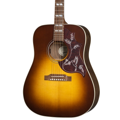 Hummingbird Studio Walnut Acoustic/Electric Guitar with Case - Satin Walnut Burst