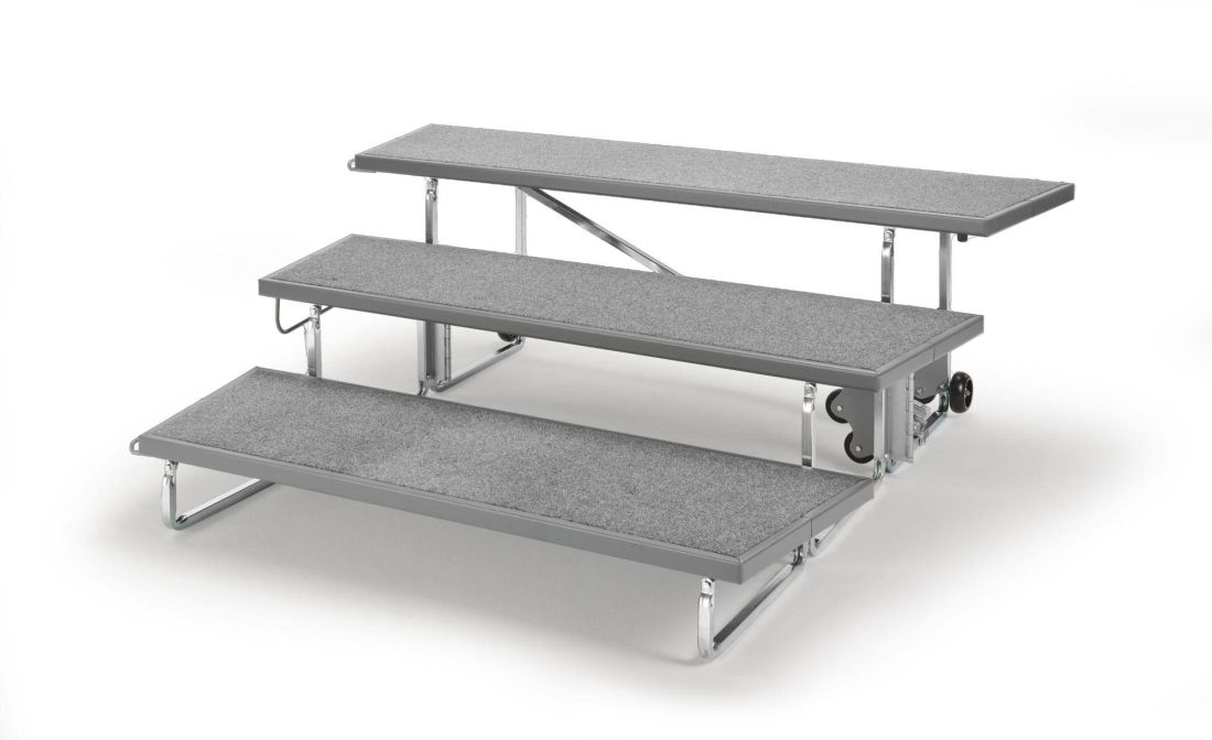 Tourmaster 3 Choral Step Risers - 6\', 18\'\'