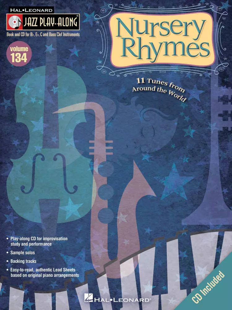 Nursery Rhymes: Jazz Play-Along Volume 134 - Book/CD