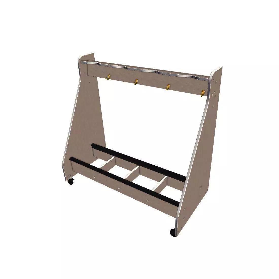 4-Cello Mobile Storage Rack - Evening Tigris