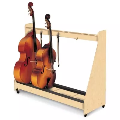 4-Cello Mobile Storage Rack - Fusion Maple