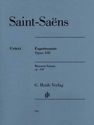 G. Henle Verlag - Bassoon Sonata, Op. 168