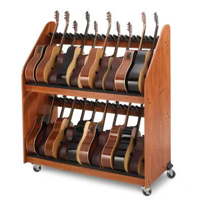 Guitar Storage Rack - Cherry