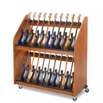 Guitar Storage Rack - Cherry