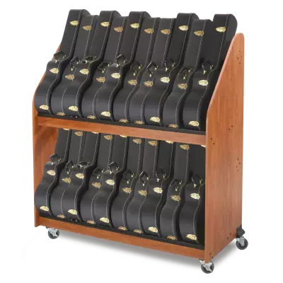 Guitar Storage Rack - Cherry