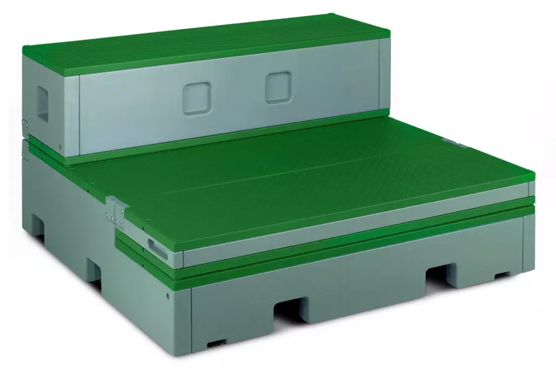 FlipForm Elementary Multi-Position Choral Riser - Green