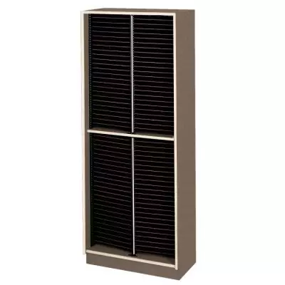 Wenger - 2-Column Tall Mobile Band/Orchestra Folio Cabinet - Evening Tigris