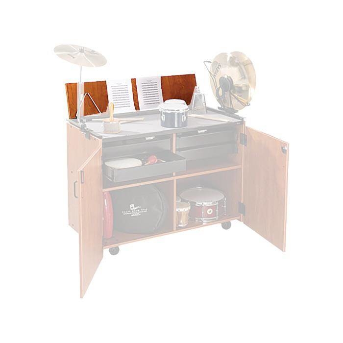 Pop-Up Music Desk for Percussion Workstations - Cherry
