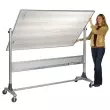 Wenger - Platinum Reversible Markerboard - Porcelain\/Music Staff, 40 x 30