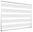 Wenger - Porcelain Steel Staff Markerboard - 4 x 8