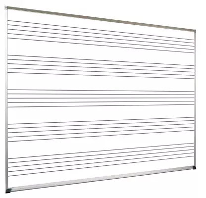 Wenger - Porcelain Steel Staff Markerboard - 4 x 8