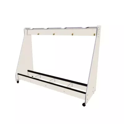 Wenger - 4-String Bass Mobile Storage Rack - Oyster