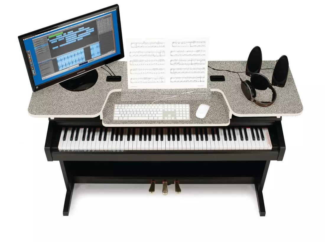 Class Piano Workstation - Pebble