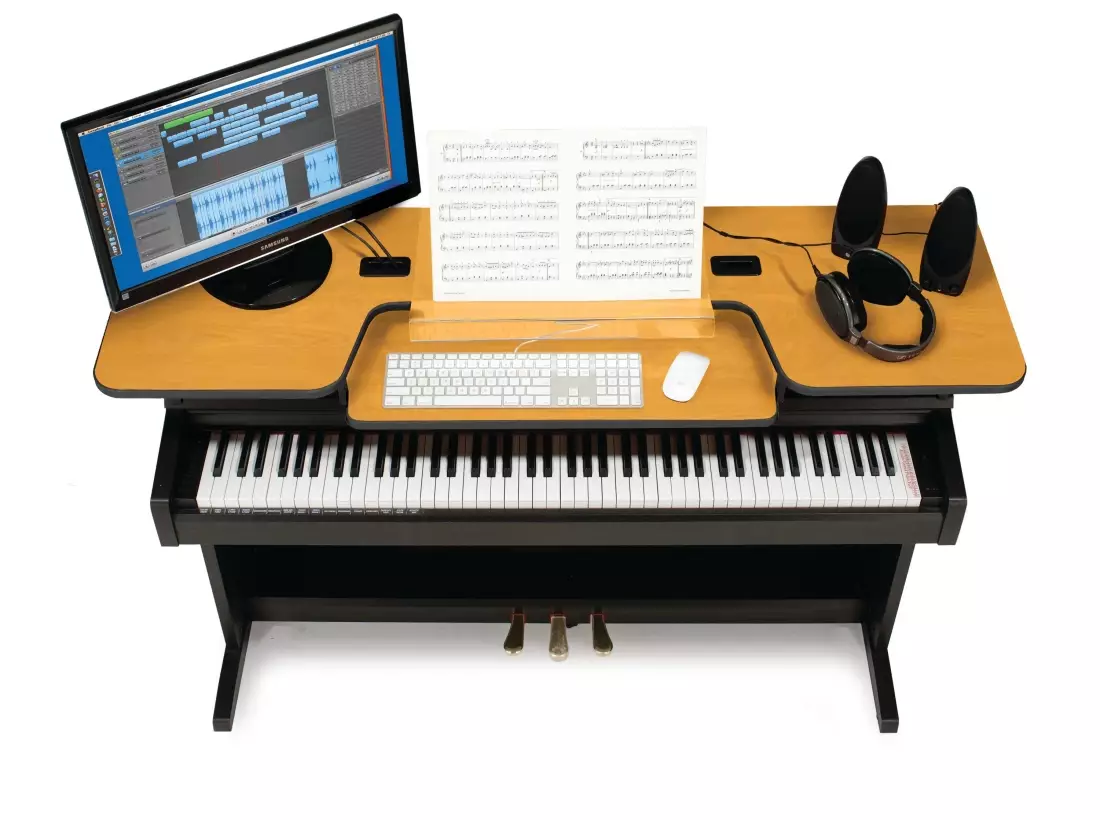 Class Piano Workstation - Solar Oak