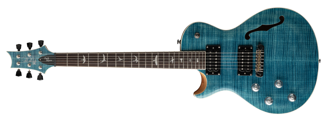 SE Zach Myers Electric Guitar with Gigbag - Myers Blue (Left Handed)