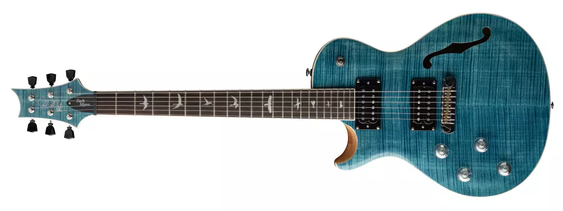 SE Zach Myers Electric Guitar with Gigbag - Myers Blue (Left Handed)