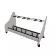 Wenger - 3 Tuba\/Sousaphone Mobile Storage Rack - Pebble