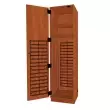 Wenger - Organizer Fixed One Column Media Cabinet - Cherry