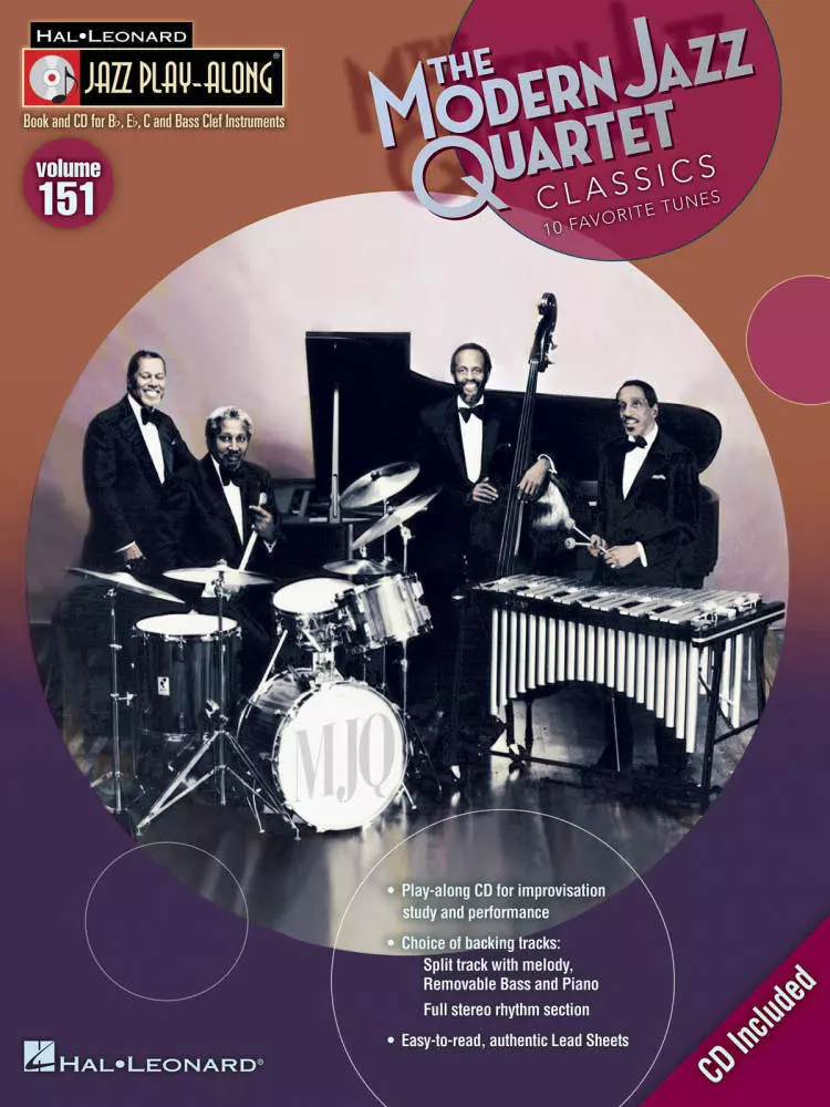 Modern Jazz Quartet Classics: Jazz Play-Along Volume 151 - Book/CD