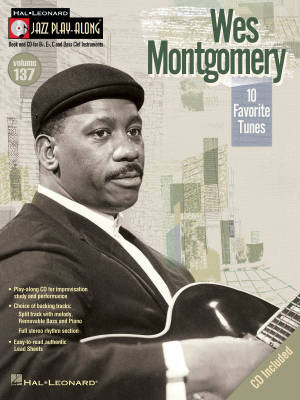 Wes Montgomery Jazz Play-Along Volume 137 - Book/CD
