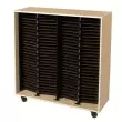 Wenger - Mobile Choral Folio 4 Column Cabinet - Fusion Maple