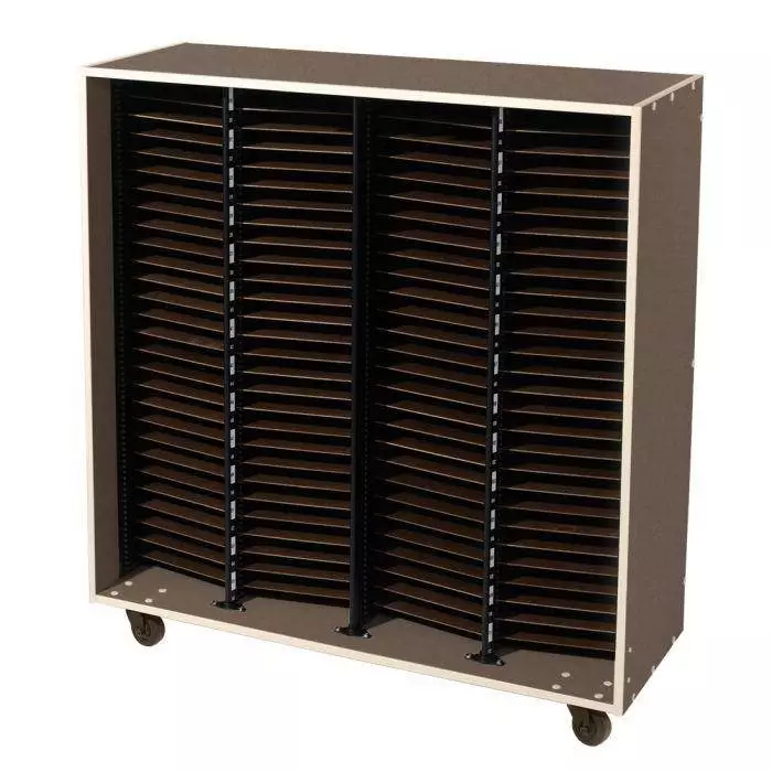 Mobile Choral Folio 4 Column Cabinet - Evening Tigris