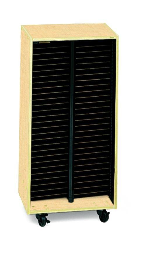 Mobile Choral Folio 2 Column Cabinet - Fusion Maple