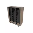 Wenger - Mobile Choral Folio 3 Column Cabinet - Evening Tigris