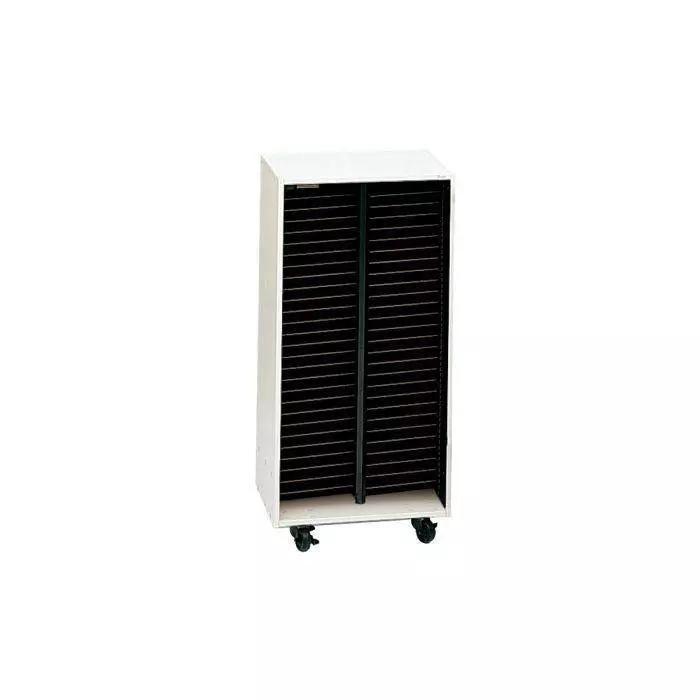 Mobile Band/Orchestra 2-Column Folio Cabinet - Pebble